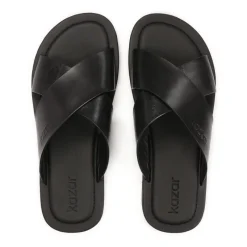 Kazar Minimalistische e leren slides-Heren Slippers
