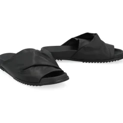 Rick Owens Mobius Leather Slides-Heren Slippers