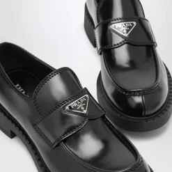 Prada Mocassini Chocolate-Heren Instappers & Slip Ons