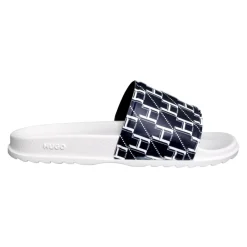 Hugo Moderne Open Achter Slides Wit-Heren Slippers