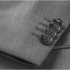 Hugo Moderne Slim Fit Wol Double-Breasted Pak-Heren Kostuums