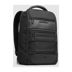 Piquadro Modular, travel backpack for laptop and iPad® with glasses pocket and anti-theft system-Heren Rugzakken