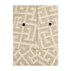 Balmain Monogram Jacquard Ivoorkleurige en Witte Bucket Hat-Heren Hoeden