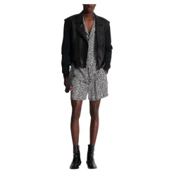 Balmain Monogram Print Shirt-Heren Overhemden