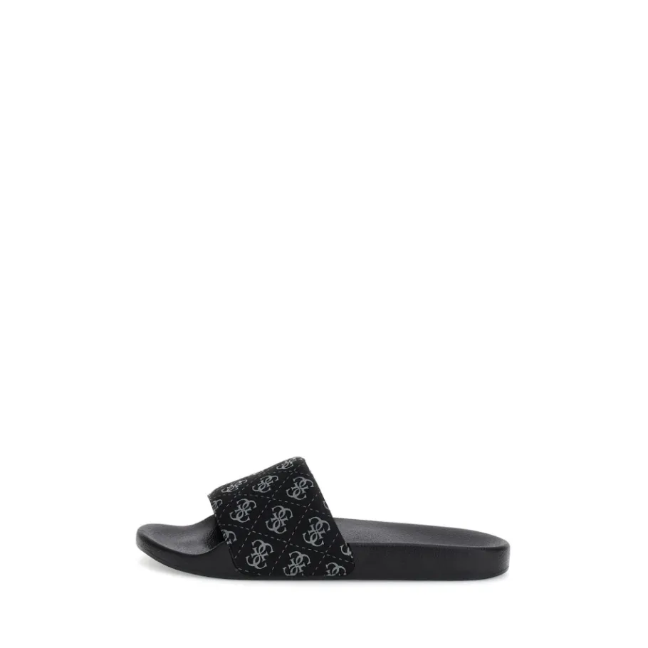 Guess Monogram Slides - Logo Print-Heren Slippers