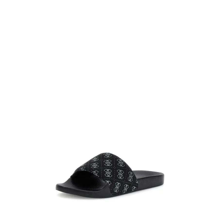 Guess Monogram Slides - Logo Print-Heren Slippers