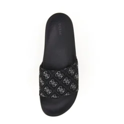 Guess Monogram Slides - Logo Print-Heren Slippers