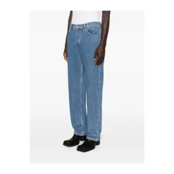 Marine Serre Moon Laser Loose Denim Jeans-Heren Jeans