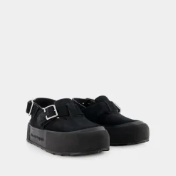 Alexander McQueen Mount Slick Sandalen - /Zilver Leer-Heren Sandalen