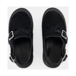 Alexander McQueen Mount Slick Sandalen - /Zilver Leer-Heren Sandalen