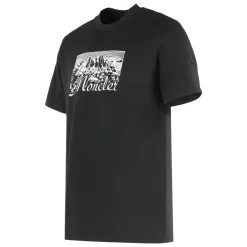 Moncler Mountain Logo Cotton T-Shirt-Heren Shirts