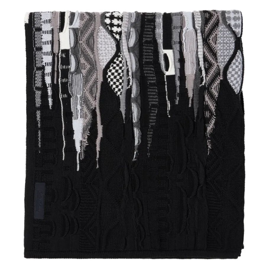 Carlo Colucci Multicolor Gebreide Sjaal voor Koud Weer-Heren Sjaals