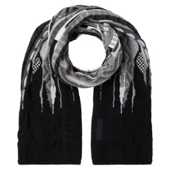 Carlo Colucci Multicolor Gebreide Sjaal voor Koud Weer-Heren Sjaals