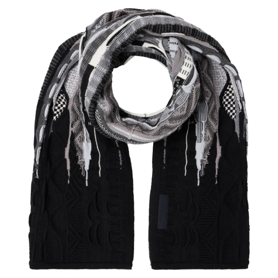 Carlo Colucci Multicolor Gebreide Sjaal voor Koud Weer-Heren Sjaals