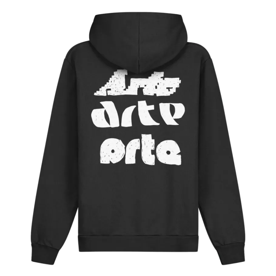 Arte Antwerp Multicolor Katoenen Hoodie met Print-Heren Truien & Vesten