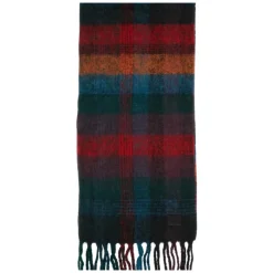 Paul Smith Multicolour Check-Pattern Sjaal-Heren Sjaals