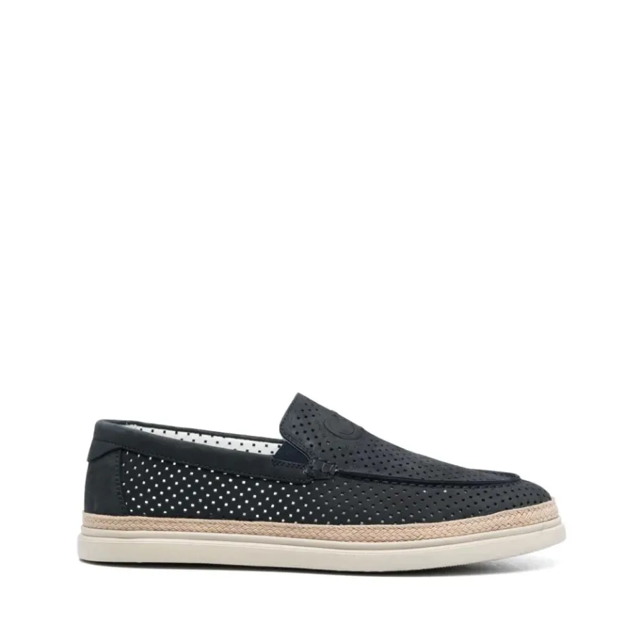 Casadei Nabuk Slip-On Loafers-Heren Espadrilles