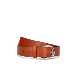 Isabel Marant Natuurlijke leren riem met logo-Heren Riemen