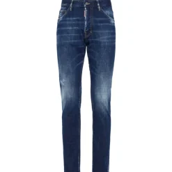 Dsquared2 Navy Blue Slim-fit Jeans-Heren Jeans