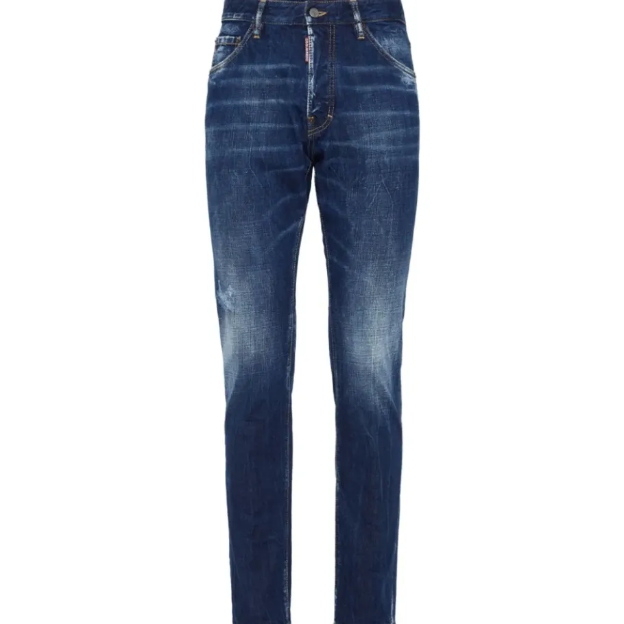 Dsquared2 Navy Blue Slim-fit Jeans-Heren Jeans