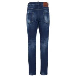 Dsquared2 Navy Blue Slim-fit Jeans-Heren Jeans