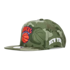 Mitchell & Ness NBA Tonal Camo Stretch Fitted Cap-Heren Petten