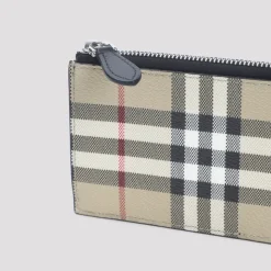 Burberry Neutrale Accessoires Portemonnee AW25-Heren Portefeuilles
