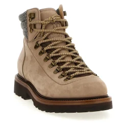 Brunello Cucinelli Nubuck Bergschoenen in Bergstijl-Heren Laarzen