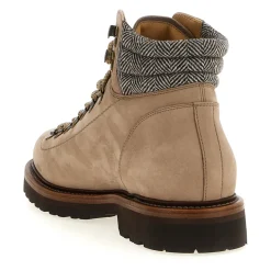 Brunello Cucinelli Nubuck Bergschoenen in Bergstijl-Heren Laarzen