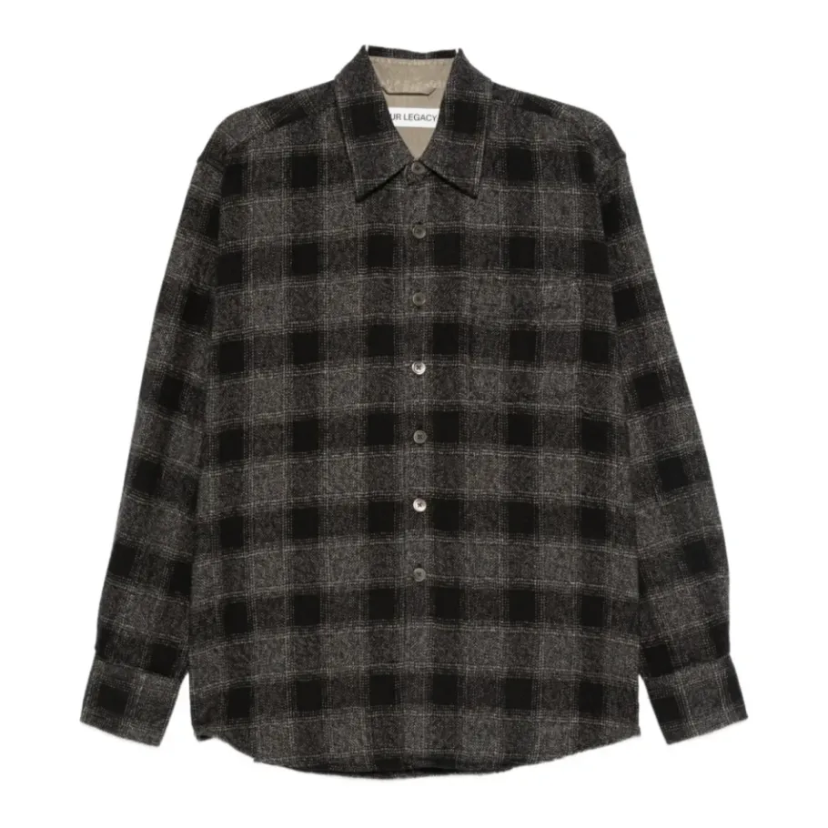 Our Legacy Oakland Low Twist Check Overhemd-Heren Overhemden
