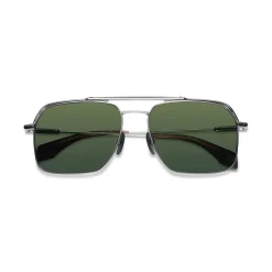 Etnia Barcelona ODELL Zonnebril in Zilver/Groen Getint-Heren Zonnebrillen