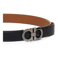 Ferragamo Omkeerbare Gancini leren riem-Heren Riemen