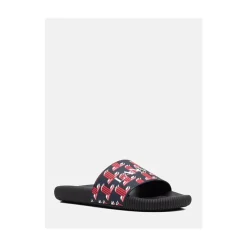 Lanvin Open teenslippers met monogram-Heren Slippers