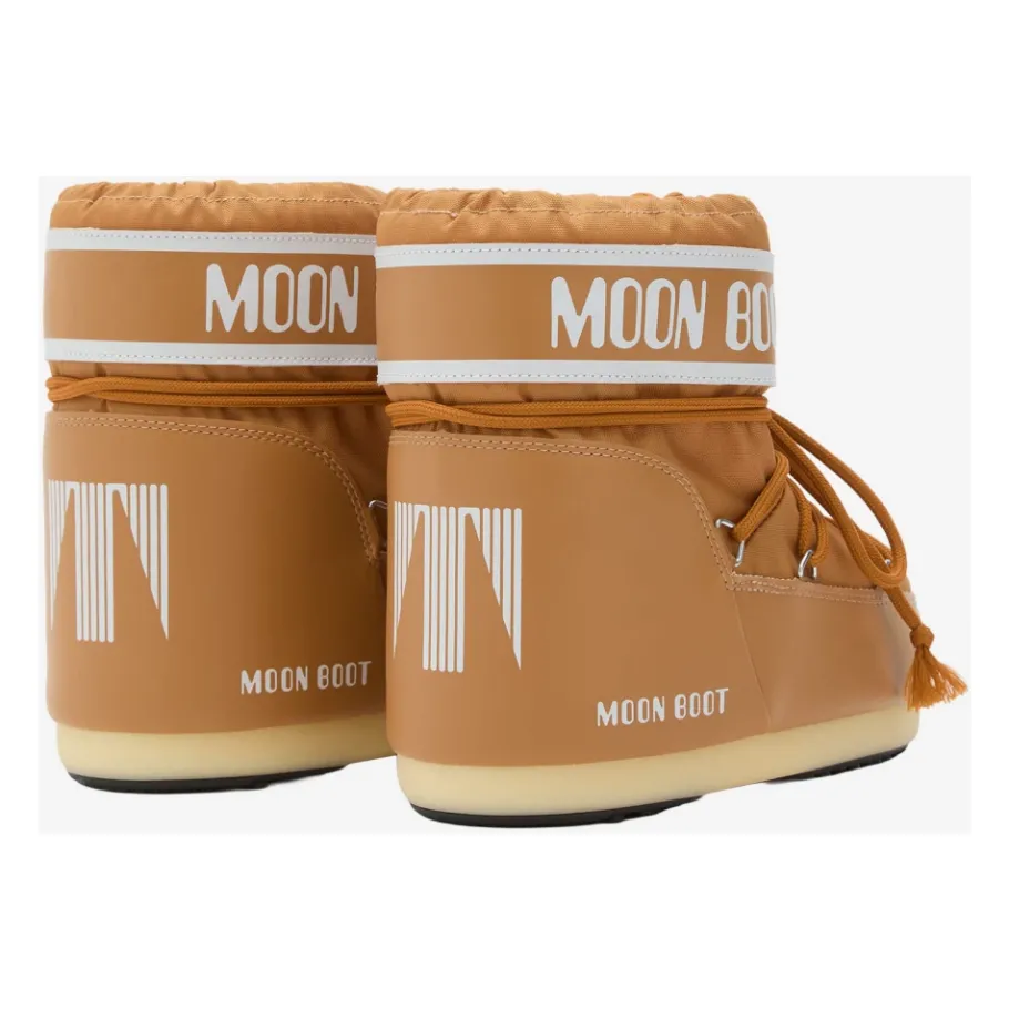 Moon Boot Oranje Nylon Veterschoenen Enkellaarzen-Heren Snowboots