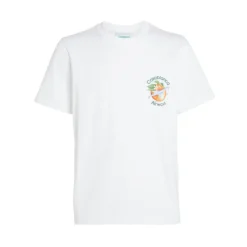 Casablanca Orbit Rond De Oranje T-Shirt-Heren Shirts