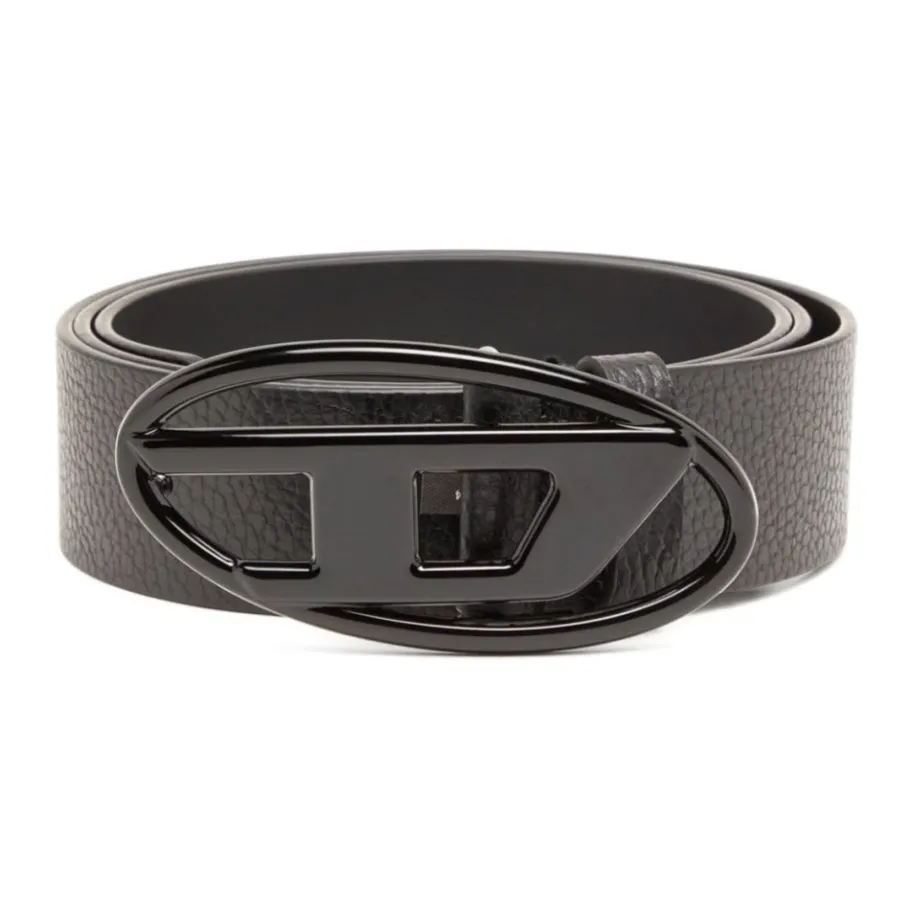 Diesel Ovale D Logo Riem-Heren Riemen