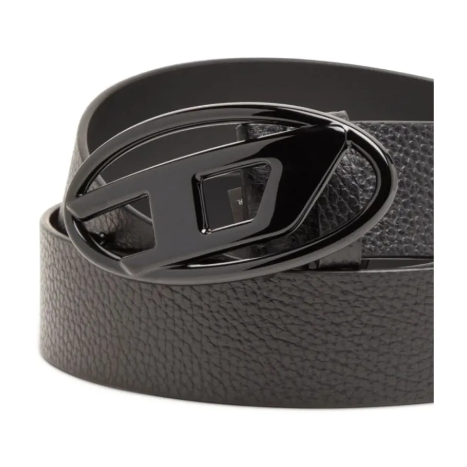 Diesel Ovale D Logo Riem-Heren Riemen
