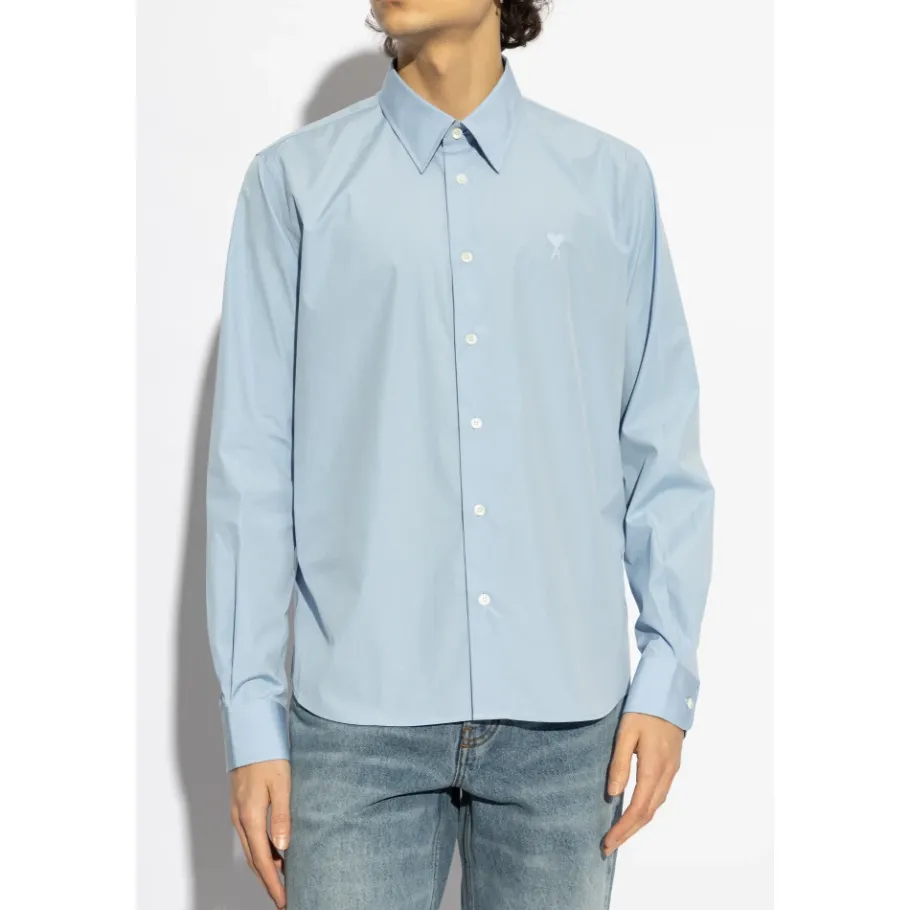 Ami Paris Overhemd met logo-Heren Overhemden