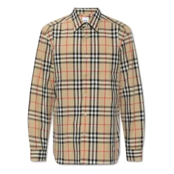 Burberry Overhemd met Nova Check patroon-Heren Overhemden