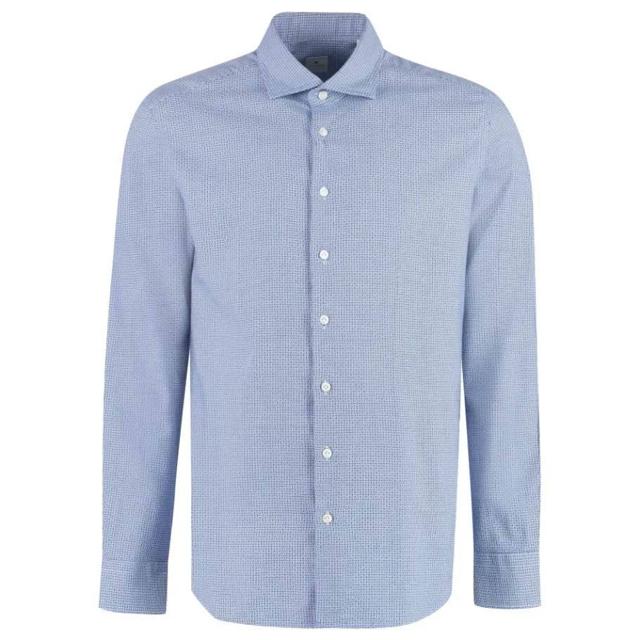 Bastoncino Overhemd met print van katoen-Heren Overhemden