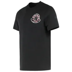 Moncler Overlapped Logo Katoenen T-Shirt-Heren Shirts