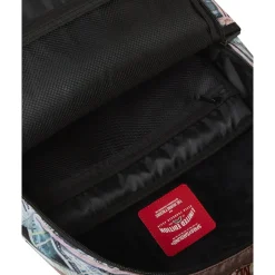 SPRAYGROUND Overnight Express Rugzak in Wit Bruin-Heren Rugzakken