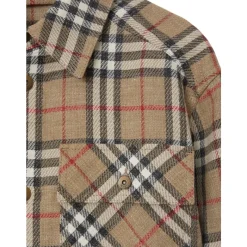 Burberry Overshirt met Ruitpatroon-Heren Overhemden