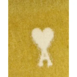 Ami Paris Oversized Ami De Coeur Sjaal van Alpaca-Wolmix-Heren Sjaals