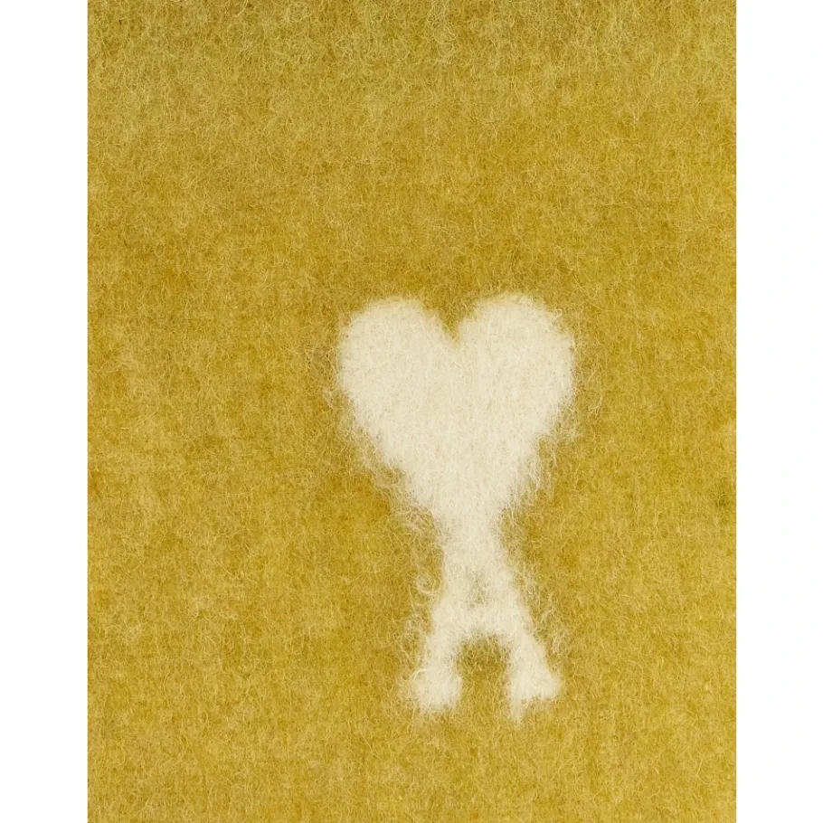 Ami Paris Oversized Ami De Coeur Sjaal van Alpaca-Wolmix-Heren Sjaals