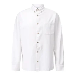 A.P.C. Oversized Katoenen Shirt met Button-Down Kraag-Heren Overhemden