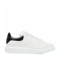 Alexander McQueen Oversized White/Black Low-Top Sneakers-Heren Sneakers