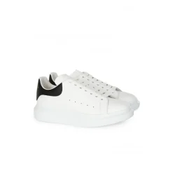 Alexander McQueen Oversized White/Black Low-Top Sneakers-Heren Sneakers