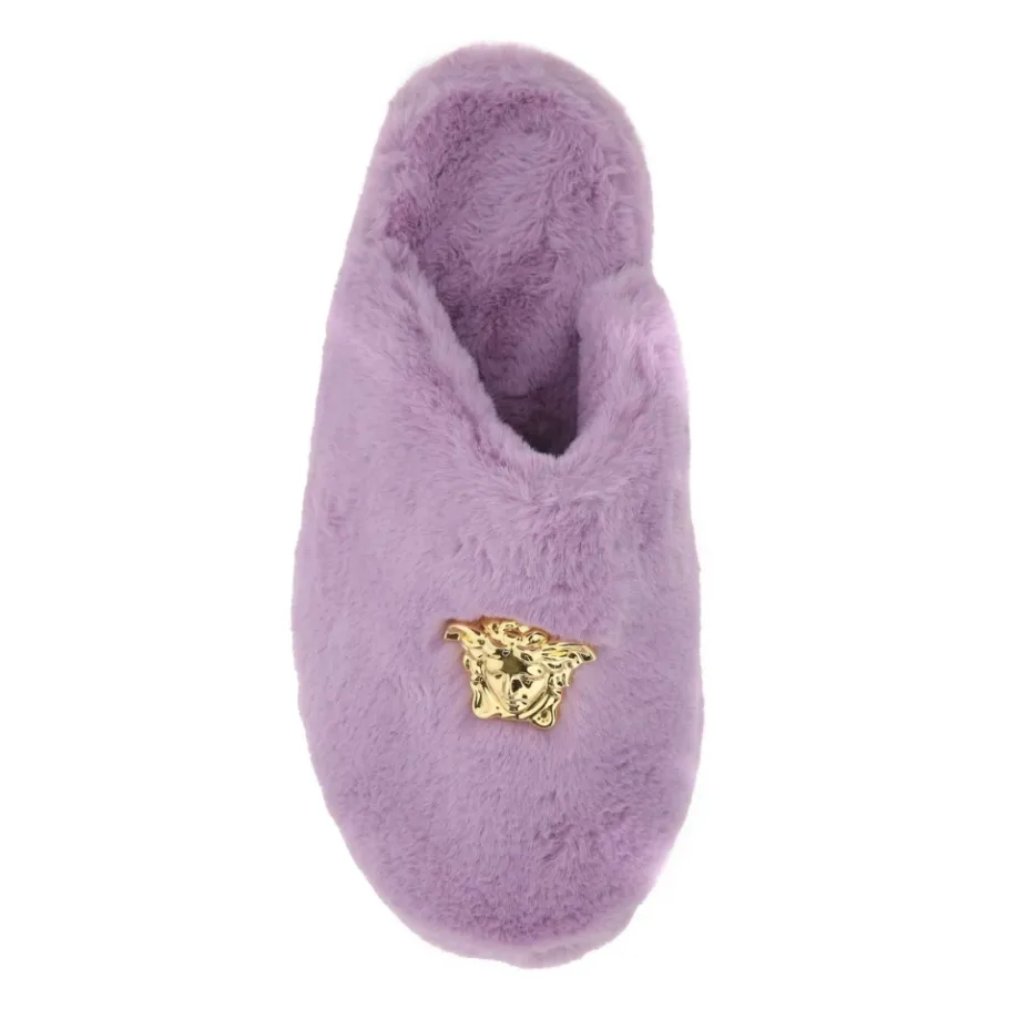 Versace e eco-leren sneakers-Heren Slippers
