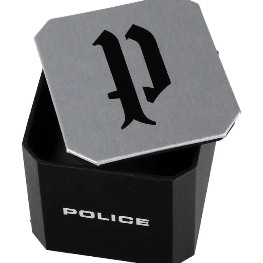 Police Pahia Leren Analoge Horloge-Heren Horloges